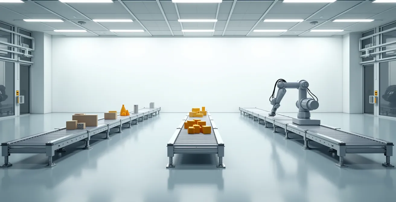 Visuelle Darstellung der drei Machine Learning Typen mit deutschen Industriebeispielen