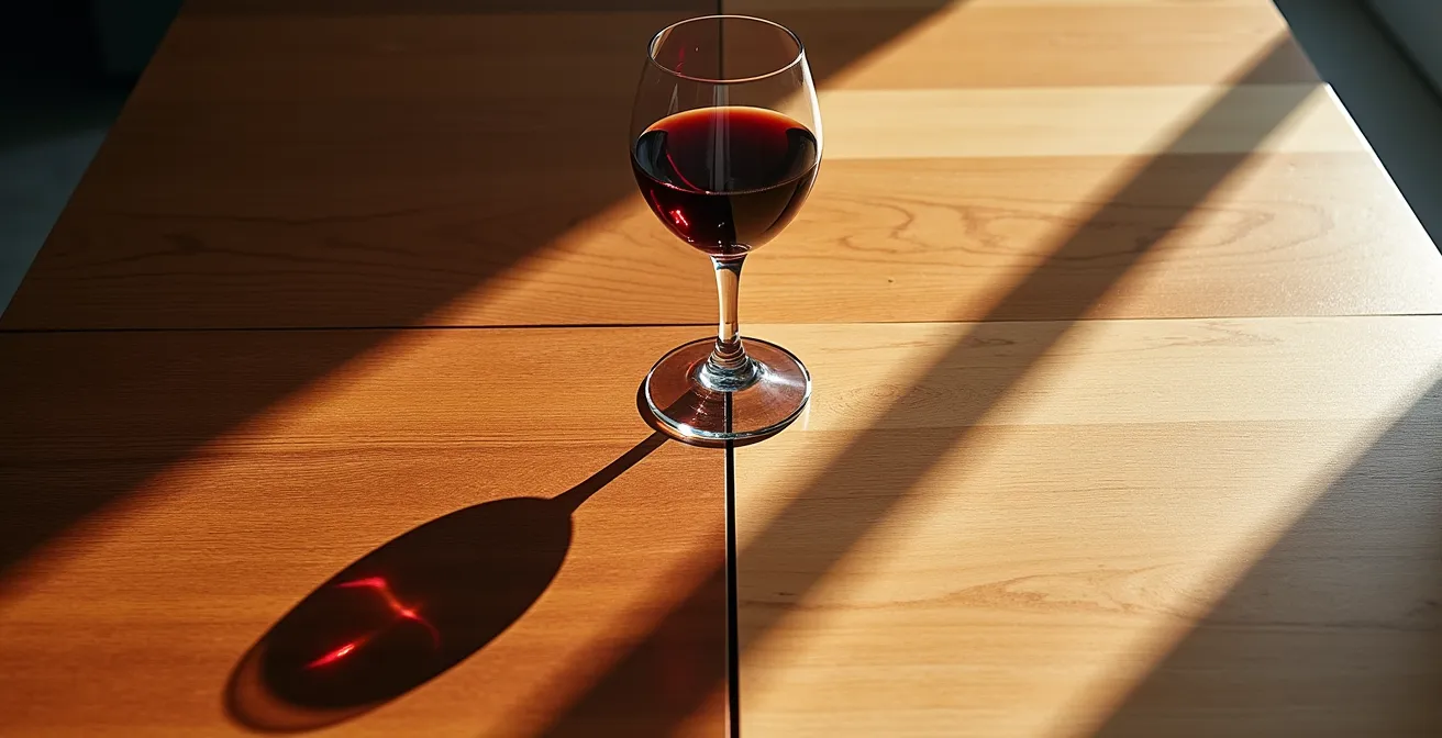 Vergleich zwischen Echtholz und Furnier Tischoberflächen mit sichtbaren Qualitätsunterschieden