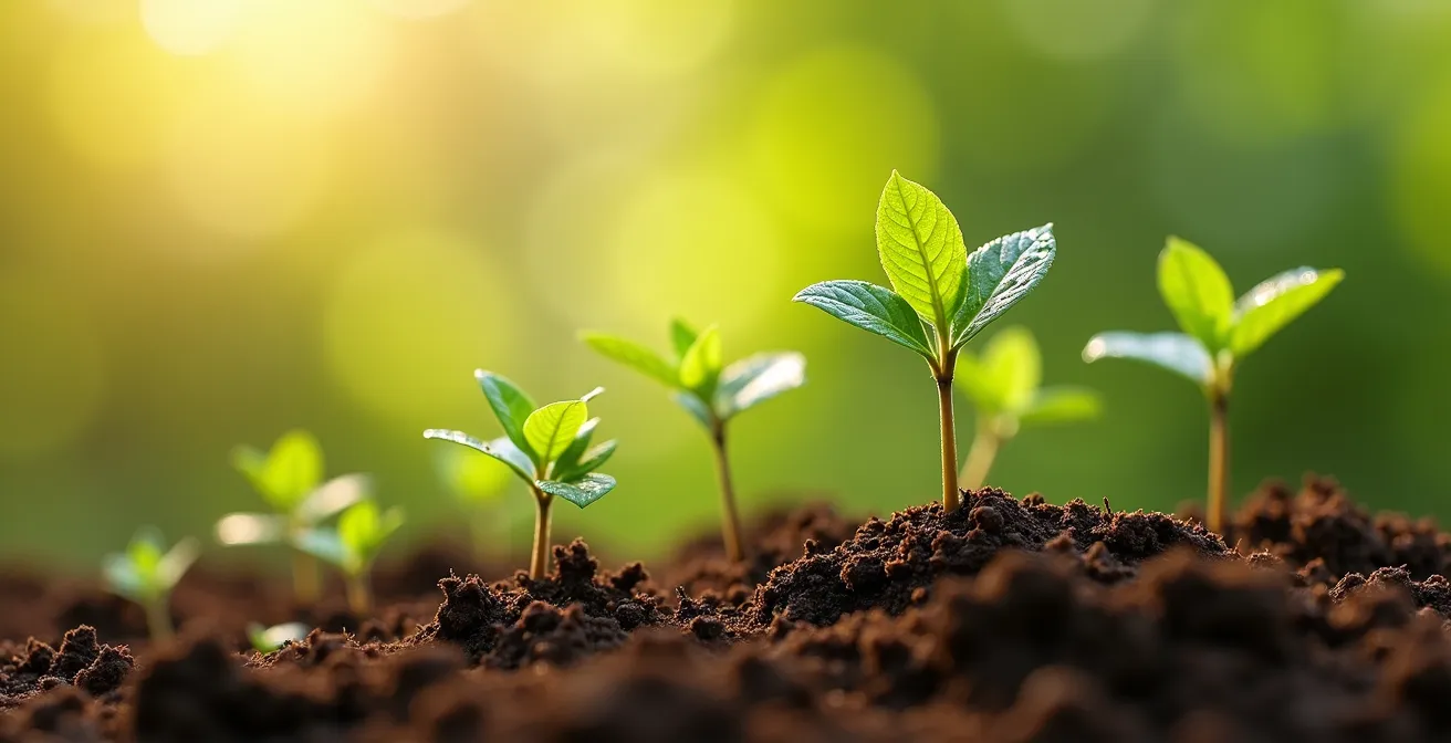 Grafische Darstellung des langfristigen Vermögenswachstums durch ETF-Sparpläne