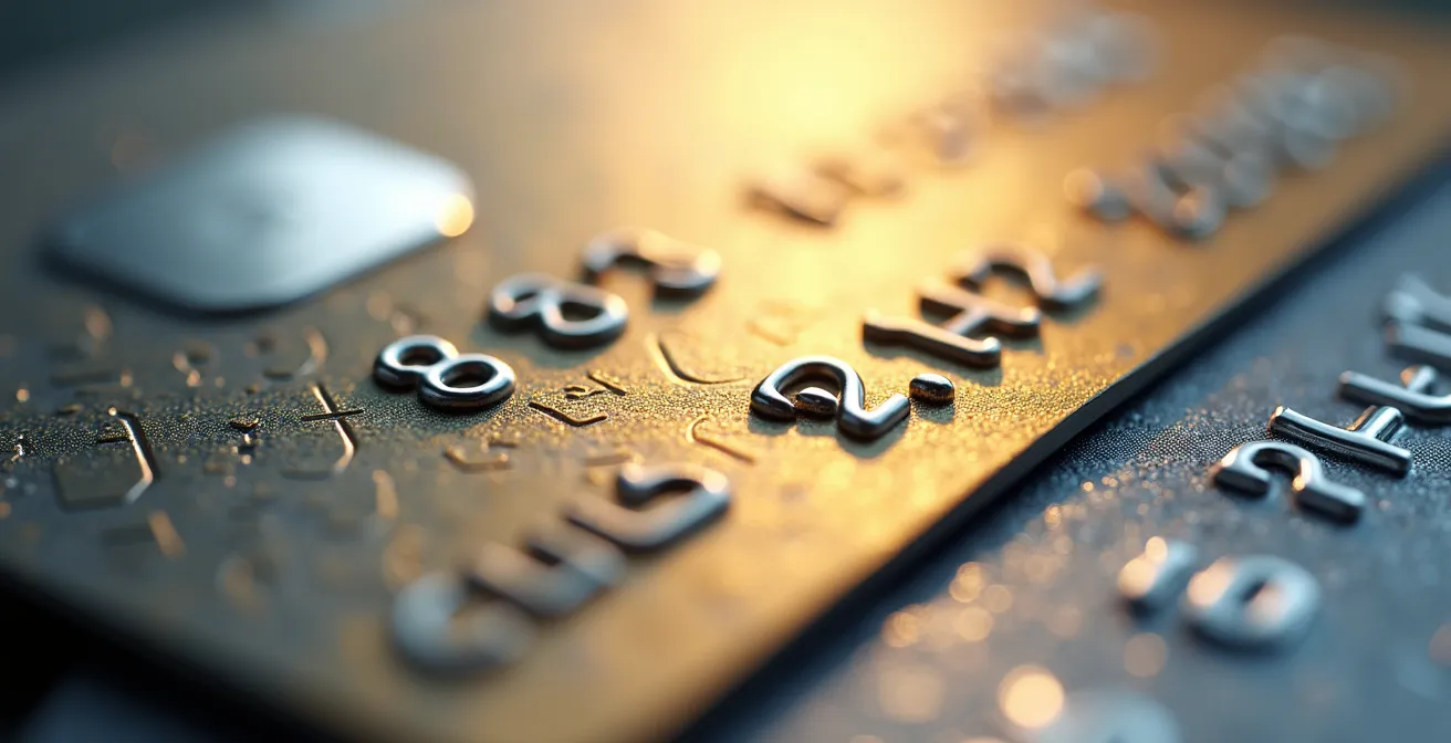 Abstrakte Darstellung der Sicherheitsebenen bei Kreditkartenzahlungen